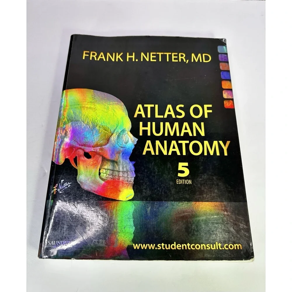 Atlas of Human Anatomy Fifth Edition by Frank H.‎ Netter, MD 2011 Preowned Good